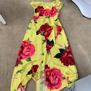 Maternity Floral Bandeau Dress